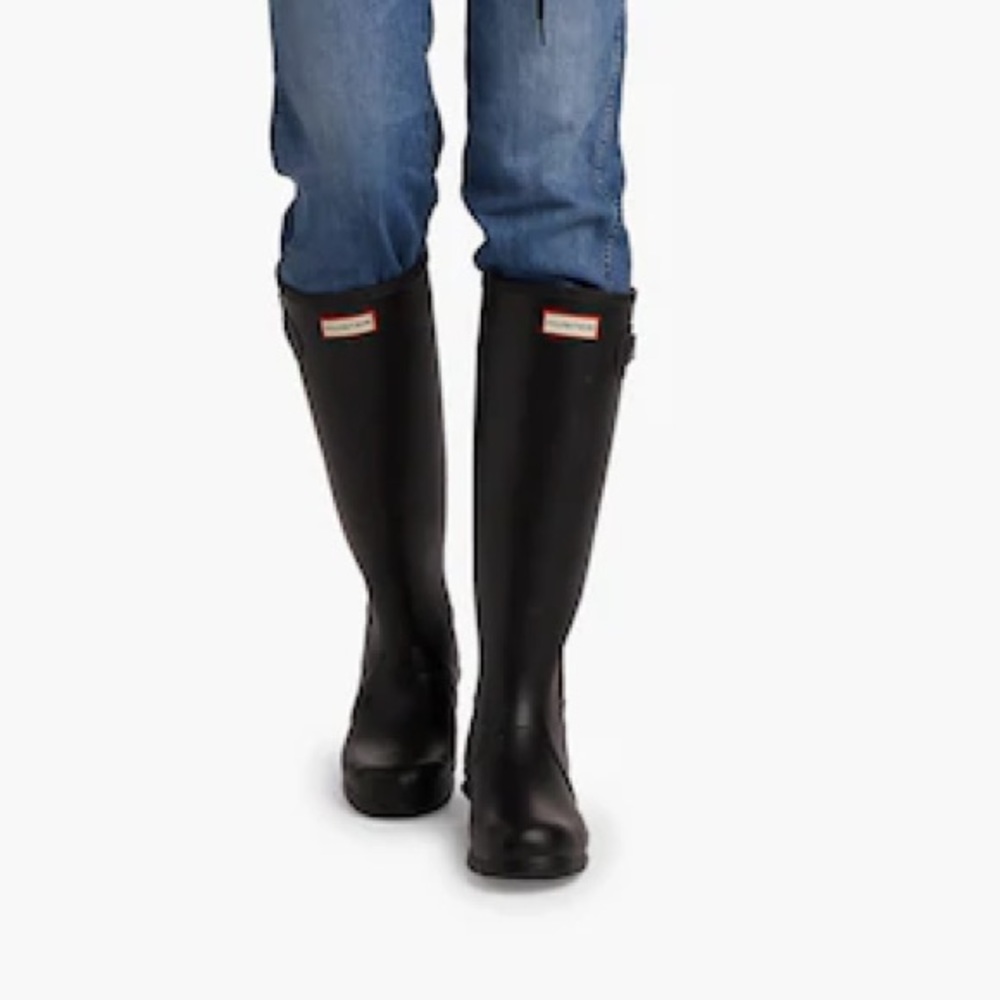 NEW Hunter matte black original tall boots